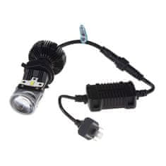 Stualarm LENS LED H4 bílá, 9-32V, 5000LM chip G-XP x3 (95HLH-H4-LENS) 2ks