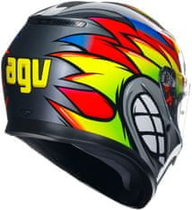 AGV přilba K-3 Birdy 2.0 černo-žluto-modro-bílo-červeno-zeleno-šedá L