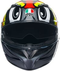 AGV přilba K-3 Birdy 2.0 černo-žluto-modro-bílo-červeno-zeleno-šedá L