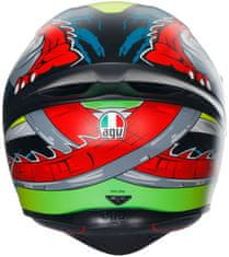 AGV přilba K-1 S Dundee matt černo-žluto-modro-bílo-červeno-zeleno-šedá M