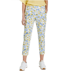Orsay Bílé dámské zkrácené květované kalhoty ORSAY_356242-157000 38