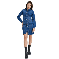 Orsay Modré džínové košilové šaty ORSAY_460132-548000 42