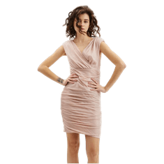 Orsay Světle růžové dámské pouzdrové šaty ORSAY_410237-225000 38