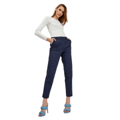 Orsay Tmavě modré dámské pruhované kalhoty ORSAY_390304-526000 38