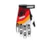 Motokrosové rukavice YOKO TWO černo/bílo/červené XL (10) 67-226706-10