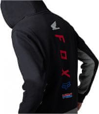 FOX mikina HONDA FLEECE Zip černo-šedá M