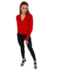 Orsay Červený dámský kardigan s příměsí vlny ORSAY_511193-330000 XS