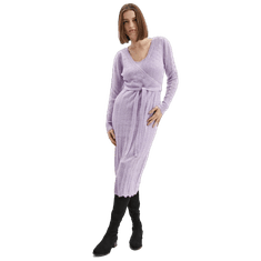 Orsay Světle fialové dámské svetrové midišaty s příměsí vlny ORSAY_530387-447000 M