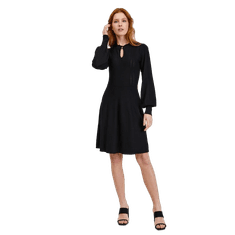 Orsay Černé dámské svetrové šaty ORSAY_530391-660000 M