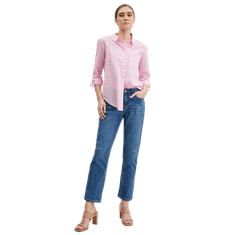 Orsay Světle růžová dámská kostkovaná košile ORSAY_619135-353000 44