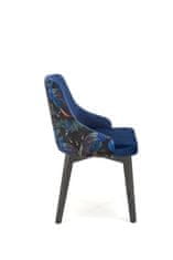 Halmar Židle ENDO 57 cm modrá/vícebarevná