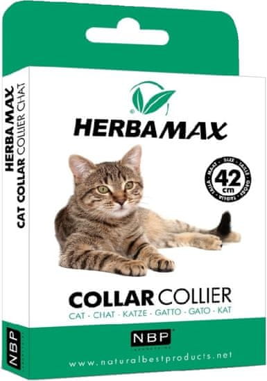 Herba Max Collar Cat repelentní obojek, kočka 42 cm