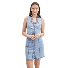 Orsay Světle modré dámské džínové šaty ORSAY_460138-549000 42