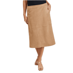 Orsay Světle hnědá dámská midi sukně v semišové úpravě ORSAY_724358-085000 40