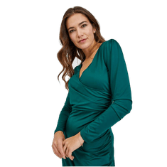 Orsay Zelené dámské pouzdrové šaty ORSAY_410242-856000 38