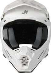 JUST 1 HELMETS Moto přilba JUST1 J22F solid bílá L