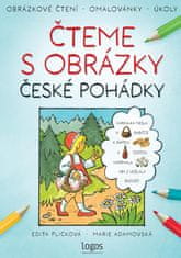 Adamovská Marie, Plicková Edita,: Obrázkové čtení - České pohádky: Čteme s obrázky