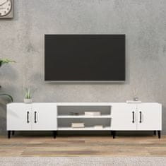 Vidaxl TV skříňka bílá 180 x 31,5 x 40 cm kompozitní dřevo