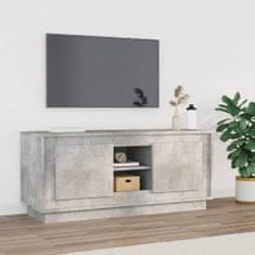 Vidaxl TV skříňka betonově šedá 102 x 35 x 45 cm kompozitní dřevo