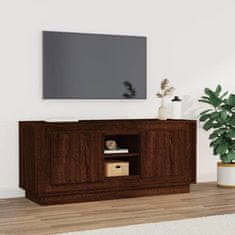 Vidaxl TV skříňka hnědý dub 102 x 35 x 45 cm kompozitní dřevo