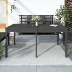 Greatstore Zahradní stůl šedý 159,5 x 82,5 x 76 cm masivní borové dřevo