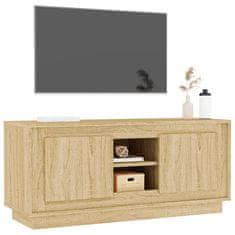 Vidaxl TV skříňka dub sonoma 102 x 35 x 45 cm kompozitní dřevo