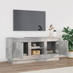 Vidaxl TV skříňka betonově šedá 102 x 35 x 45 cm kompozitní dřevo