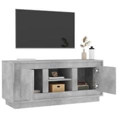 Vidaxl TV skříňka betonově šedá 102 x 35 x 45 cm kompozitní dřevo