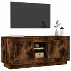 Vidaxl TV skříňka kouřový dub 102 x 35 x 45 cm kompozitní dřevo