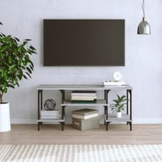 Vidaxl TV skříňka šedá sonoma 102 x 35 x 45,5 cm kompozitní dřevo
