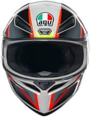 AGV přilba K-1 S Blipper černo-žluto-červeno-šedá M