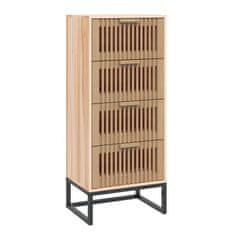 Greatstore Komoda 40 x 30 x 95 cm kompozitní dřevo