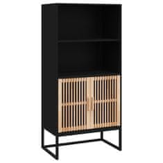 Vidaxl Highboard černý 60 x 35 x 125 cm kompozitní dřevo