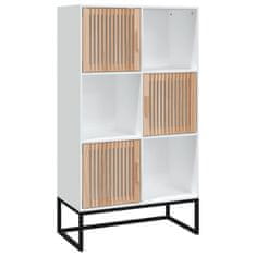 Vidaxl Highboard bílý 70 x 35 x 125 cm kompozitní dřevo