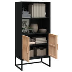 Vidaxl Highboard černý 60 x 35 x 125 cm kompozitní dřevo