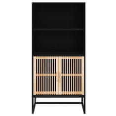 Vidaxl Highboard černý 60 x 35 x 125 cm kompozitní dřevo