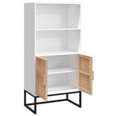 Vidaxl Highboard bílý 60 x 35 x 125 cm kompozitní dřevo