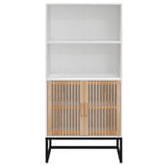 Vidaxl Highboard bílý 60 x 35 x 125 cm kompozitní dřevo