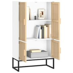 Vidaxl Highboard bílý 70 x 35 x 125 cm kompozitní dřevo