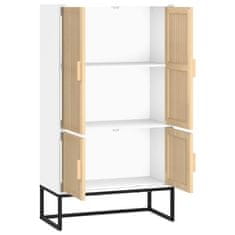 Vidaxl Highboard bílý 70 x 35 x 125 cm kompozitní dřevo