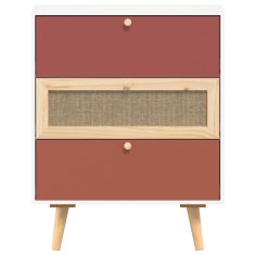 Greatstore Příborník se zásuvkami 60 x 30 x 75 cm kompozitní dřevo