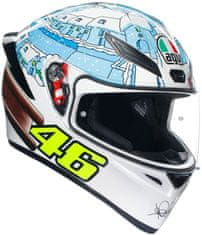 AGV přilba K-1 S Rossi winter test 2017 XL