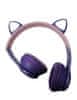 Leventi BLUETOOTH SLUCHÁTKA CAT EAR P47M FIALOVÁ