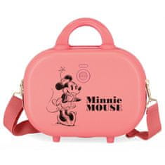 Joummabags ABS Cestovní kosmetický kufřík MINNIE MOUSE Happines Coral, 21x29x15cm, 9L, 3663922