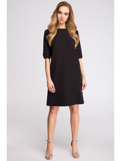 Style Stylove Dámské mini šaty Herzenes S113 černá