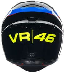 AGV přilba K-1 S VR46 Sky racing team černo-žluto-modro-bílo-červená M