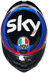 AGV přilba K-1 S VR46 Sky racing team černo-žluto-modro-bílo-červená M