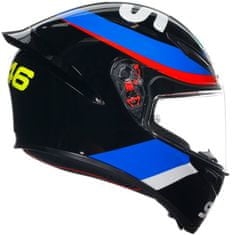 AGV přilba K-1 S VR46 Sky racing team černo-žluto-modro-bílo-červená XL