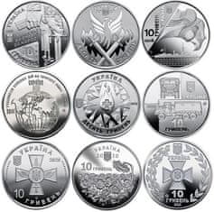 INTEREST Pamětní sada mincí "Ozbrojené síly Ukrajiny 2018 - 2020.