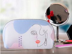 INNA Průhledná kosmetická taška Toaletní taška Malá kosmetická taška do kabelky Penál Vodotěsná toaletní taška pro ženy KOSGRANADA-4